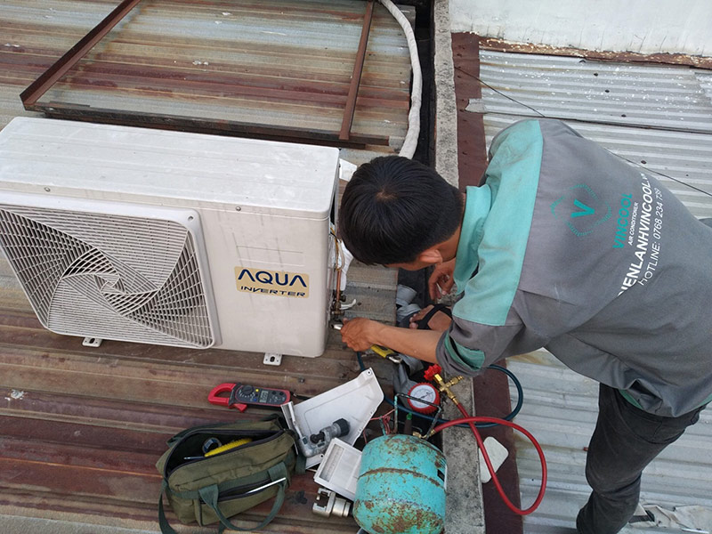 Vincool tháo lắp máy lạnh quận Gò Vấp chuyên nghiệp