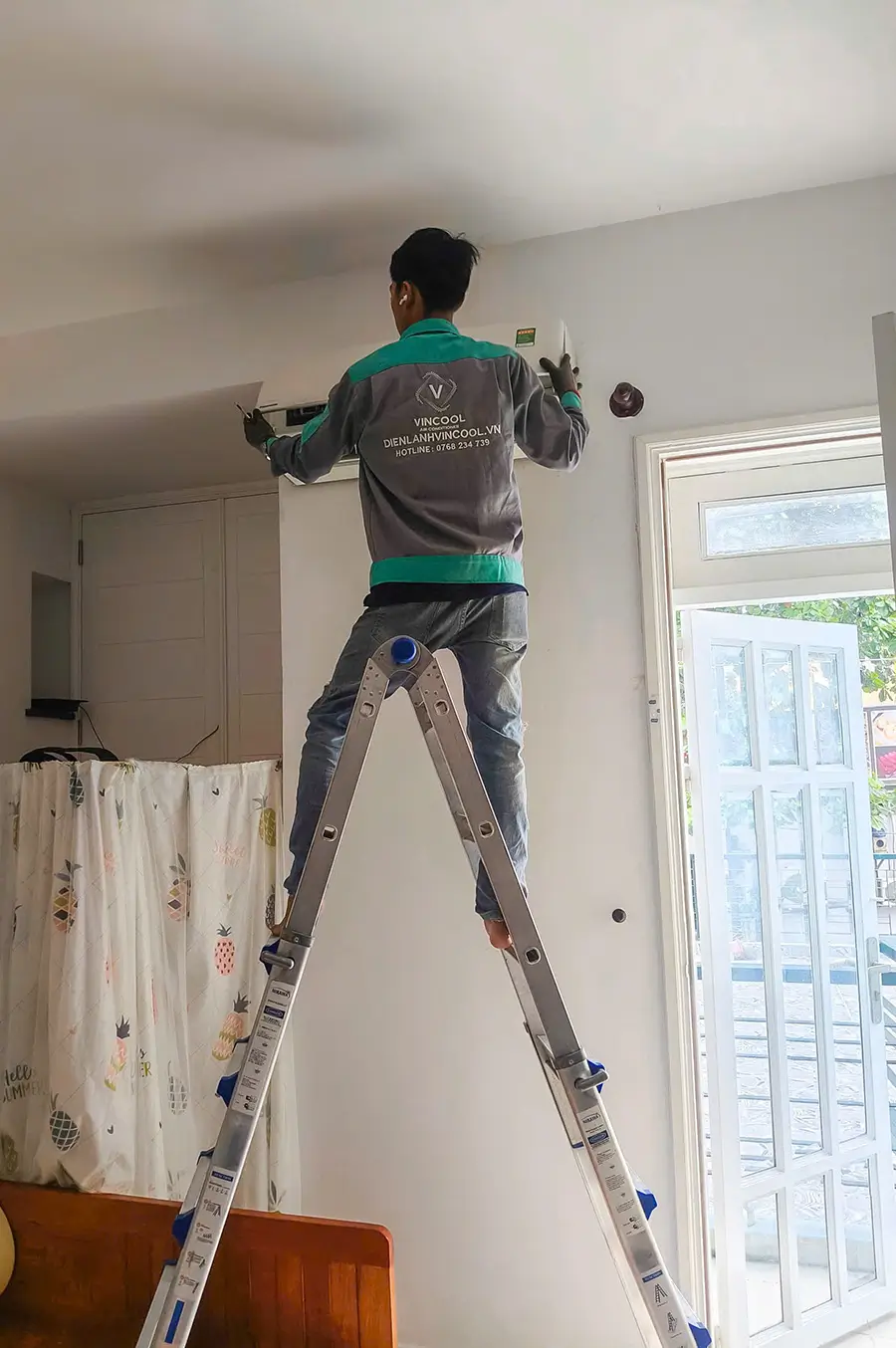 lap lai may lanh sau khi kiem tra