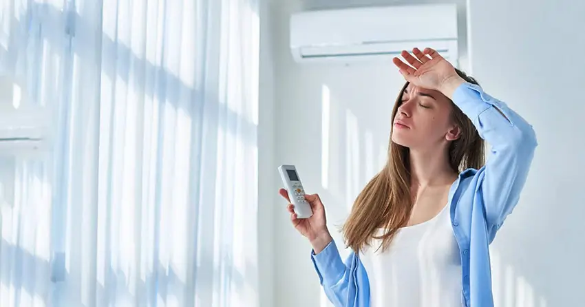 Máy lạnh không lạnh hoặc làm lạnh yếu là dấu hiệu bạn nên gọi kỹ thuật viên đến kiểm tra