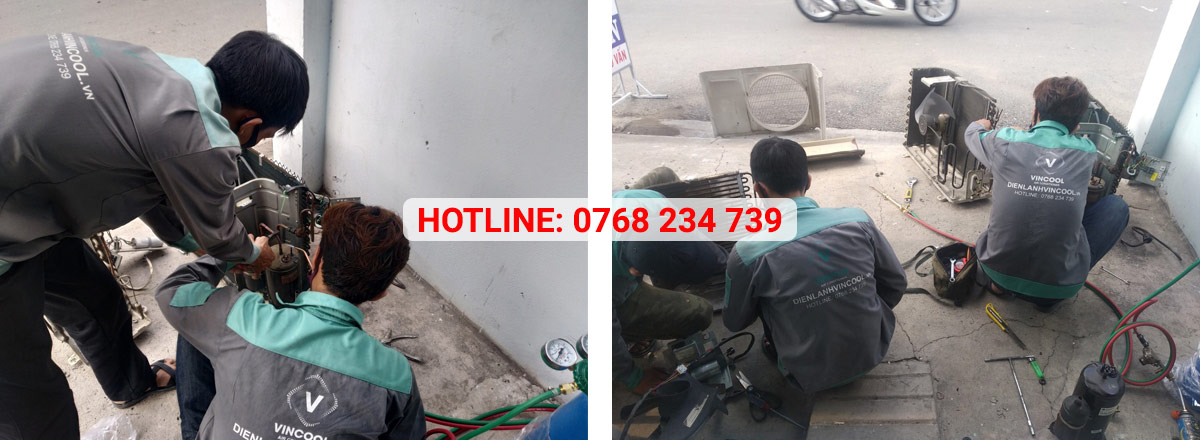 Dịch vụ sửa máy lạnh chuyên nghiệp chỉ có tại Điện lạnh VINCOOL