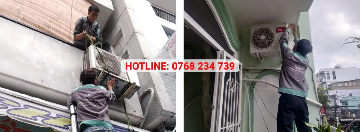 Đội ngũ kỹ thuật viên Vincool sẽ có mặt trong vòng 30 phút