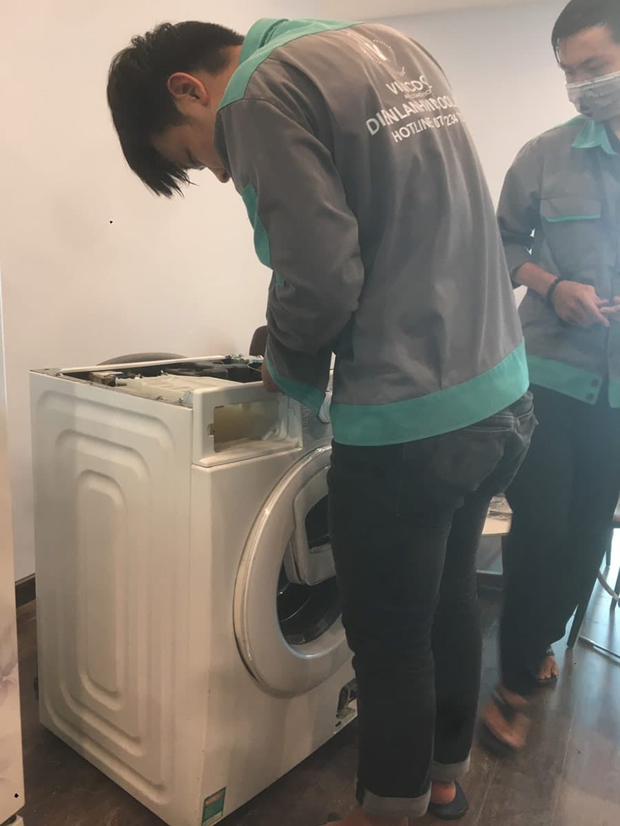 Quy trình vệ sinh máy giặt tại Điện lạnh Vincool