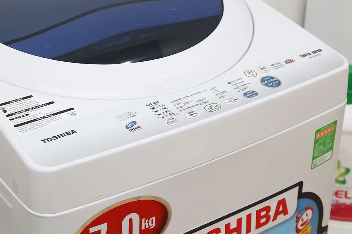 Mã lỗi E2 trên máy giặt Toshiba liên quan đến nắp (cửa) của máy