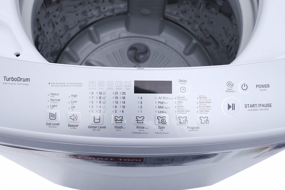 Làm gì khi máy giặt LG không lên nguồn?