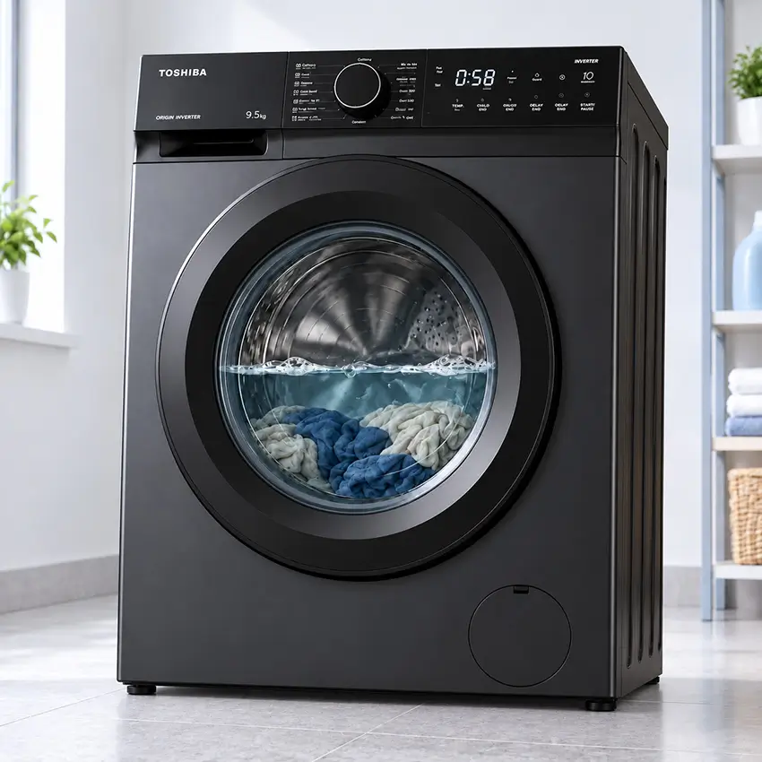Lý do máy giặt Toshiba không xả nước và cách khắc phục