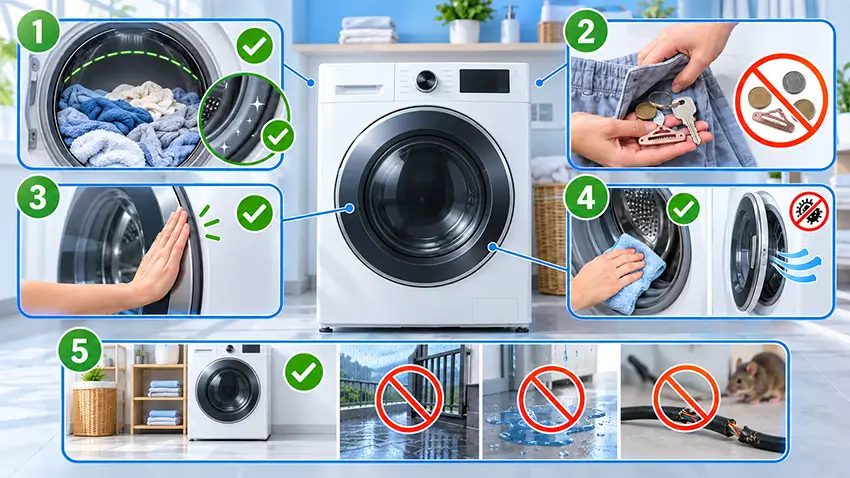 3 nguyên nhân chính gây lỗi E30 máy giặt Toshiba 5 thói quen sử dụng máy giặt Toshiba giúp hạn chế lỗi E30 máy giặt Toshiba tái diễn