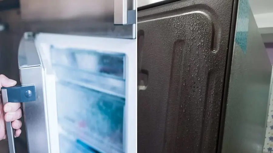 Hiện tượng tủ lạnh bị đổ mồ hôi cần liên hệ sửa chữa ngay