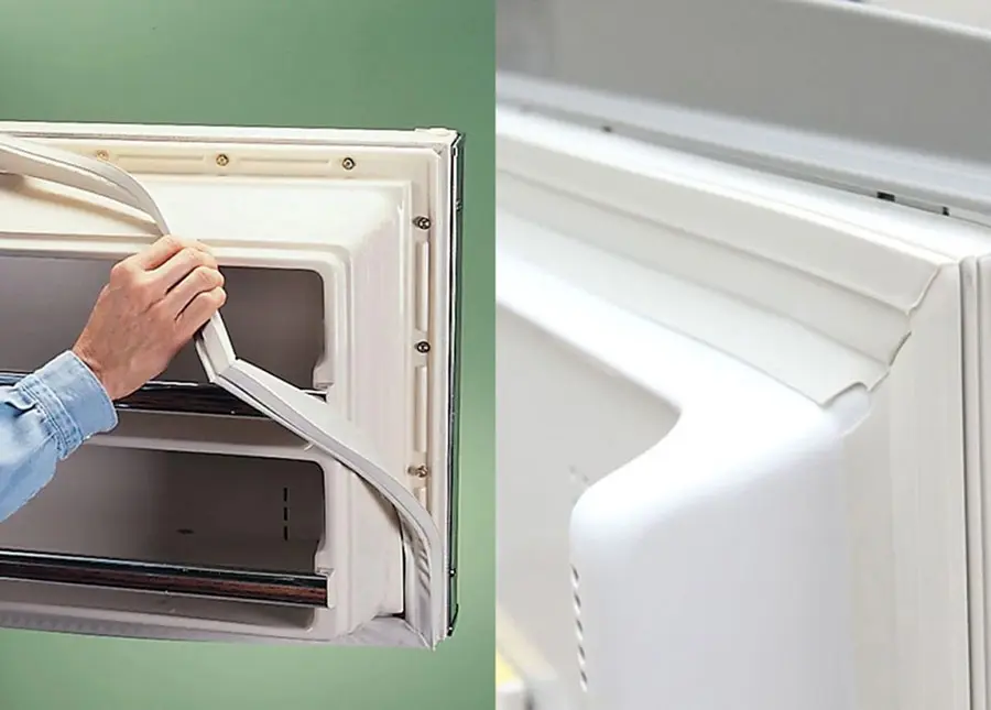 Kiểm tra gioăng tủ lạnh có bị hở hay hư hỏng gì không trong trường hợp tủ lạnh kém lạnh