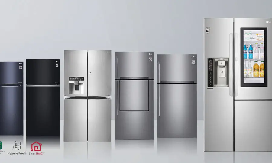 Bảo hành các dòng tủ lạnh được lắp ráp, sản xuất của LG