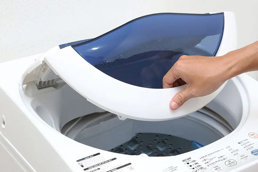Máy giặt hiện lỗi E2 khi nắp máy giặt chưa đóng kín