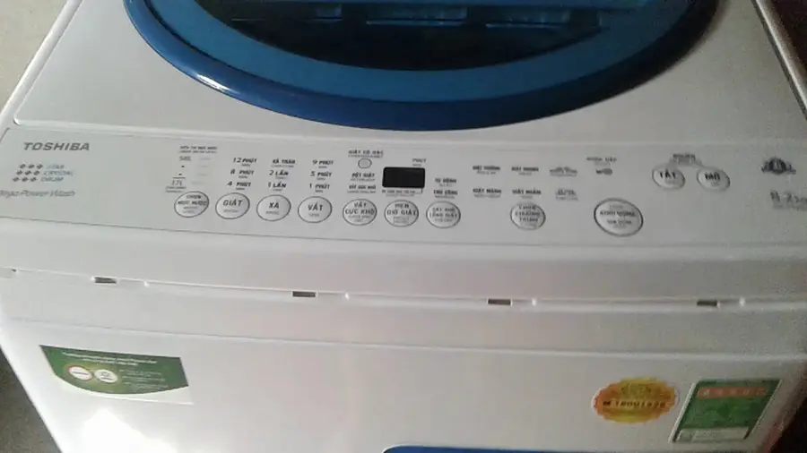 Lỗi E5 máy giặt Toshiba thường xuất hiện trên màn hình LED trong quá trình sử dụng
