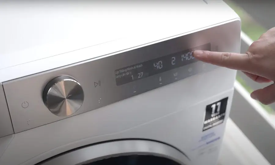 Bảo hành máy giặt Samsung còn nguyên số serial và đang trong thời hạn bảo hành