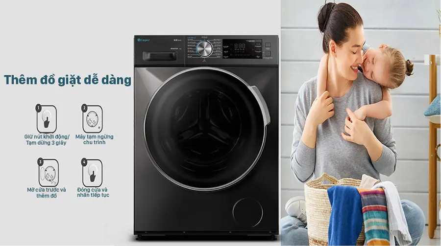 Máy giặt Casper - TOP 10 hãng máy giặt phổ biến nhất hiện nay