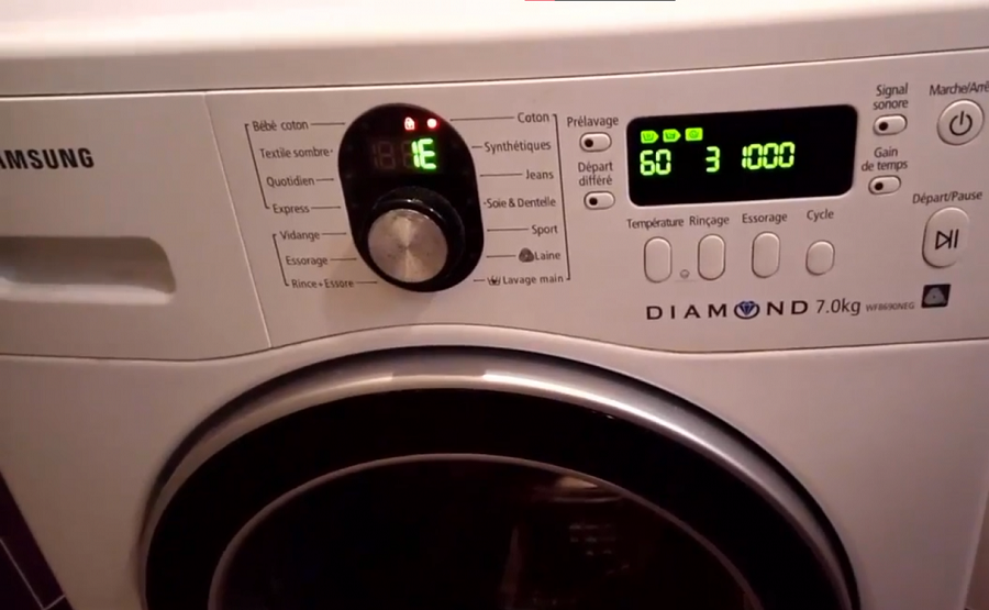Máy giặt Samsung báo lỗi 1E là lỗi gì? Cách khắc phục