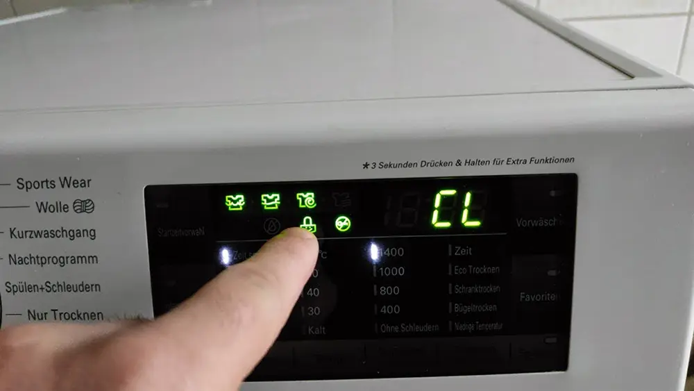 Các mã lỗi thường gặp trên máy giặt LG và cách khắc phục