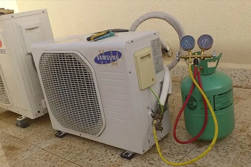 Bơm gas máy lạnh