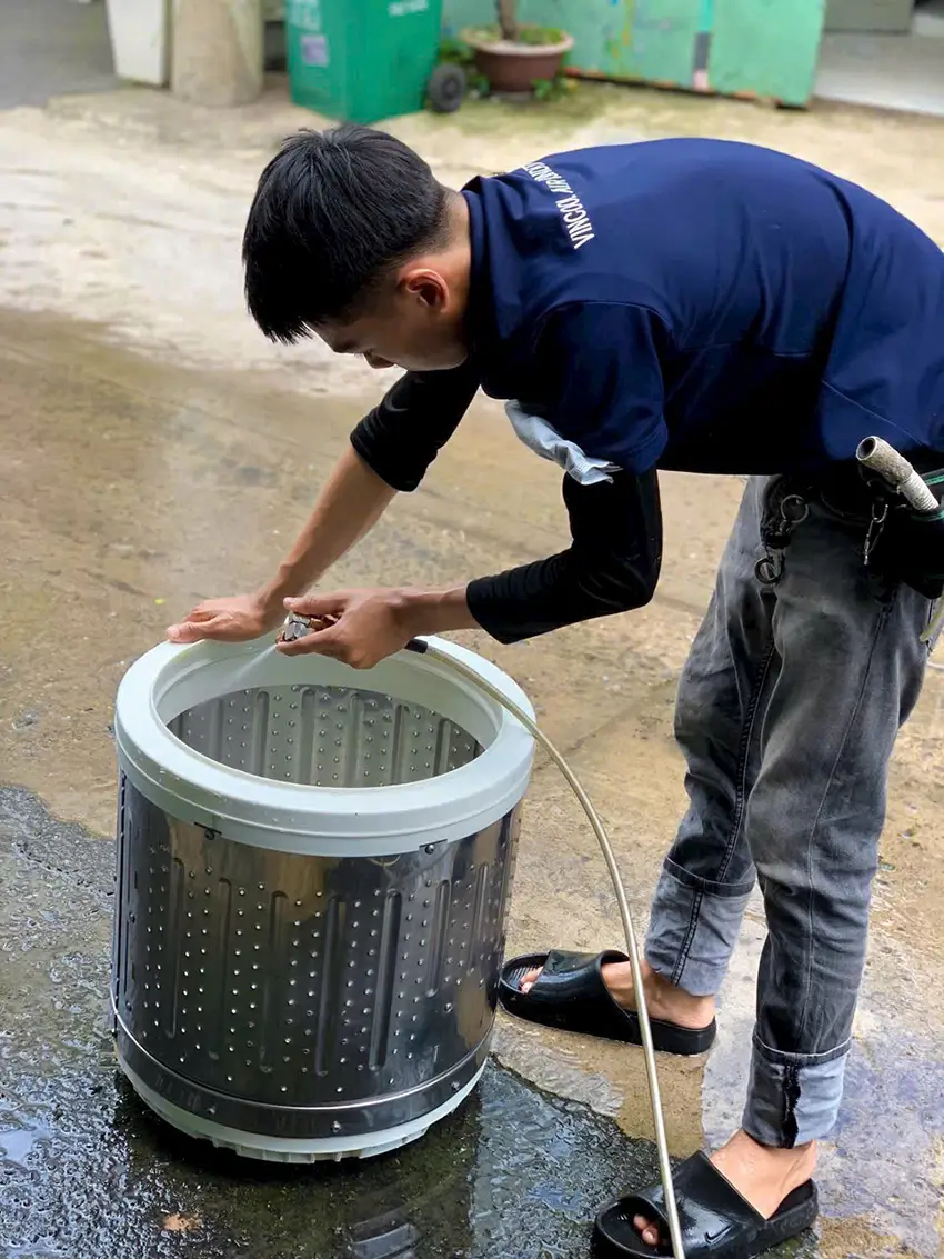 Vệ sinh máy giặt quận 1 sạch sâu, có mặt nhanh 30 phút, giá rõ ràng