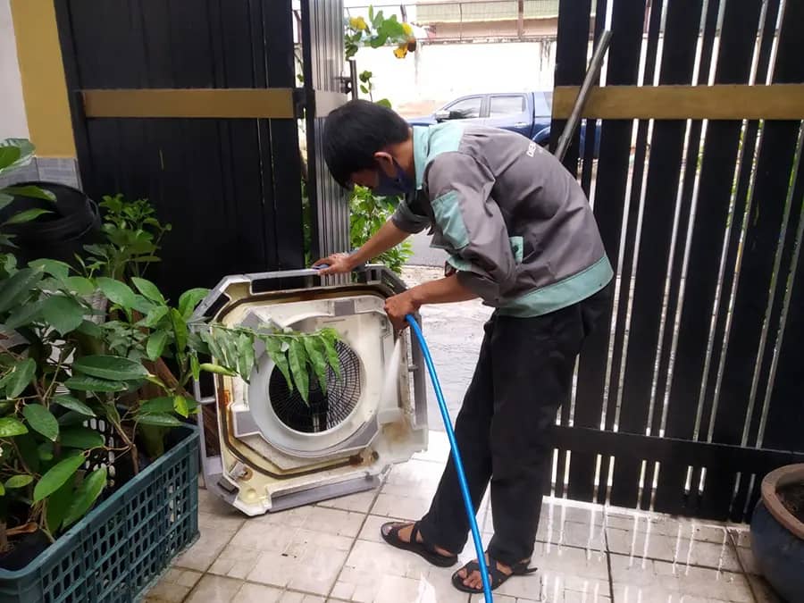Dịch vụ vệ sinh máy giặt quận Tân Phú Điện lạnh Vincool