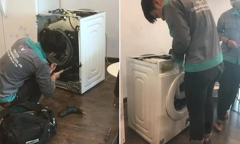 Nguyên nhân và cách sửa máy giặt cửa ngang không mở được cửa