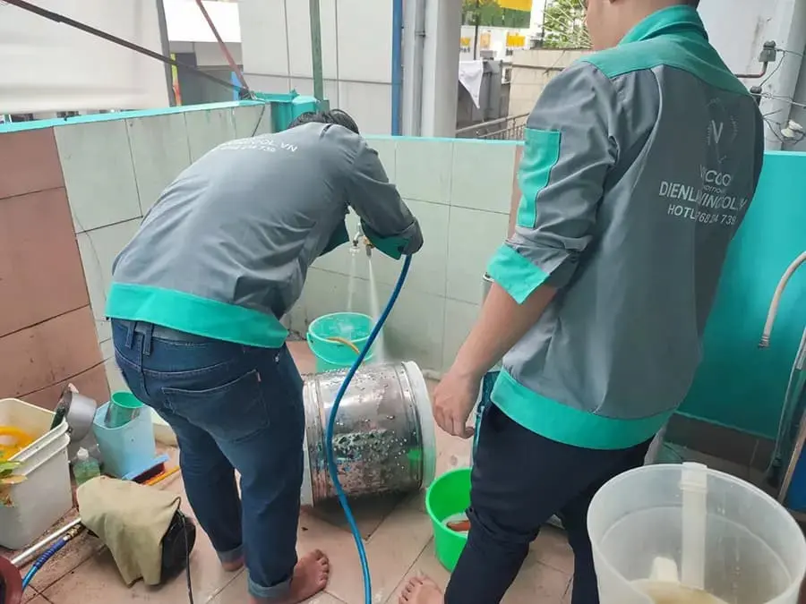 Dịch vụ vệ sinh máy giặt quận Gò Vấp Điện lạnh VinCool