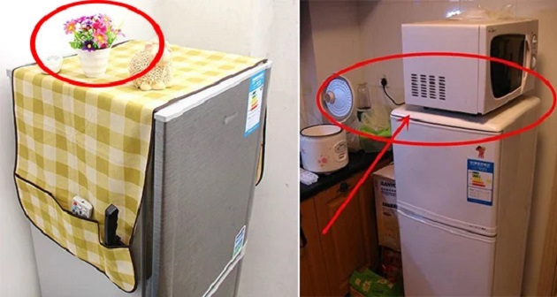 Nên sử dụng tấm phủ tủ lạnh không? Vì sao?