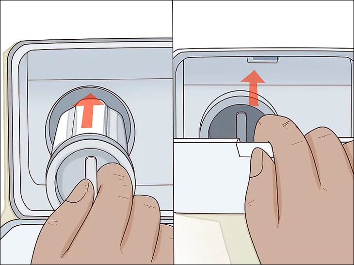 Cách vệ sinh lưới lọc cặn máy giặt cửa trên và cửa trước