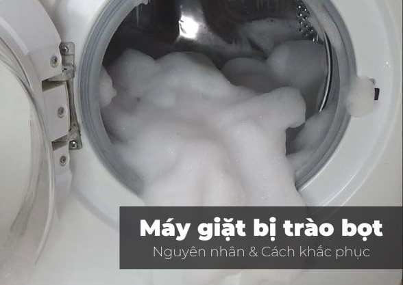 Mẹo hay tránh lỗi máy giặt cửa trước bị trào bọt