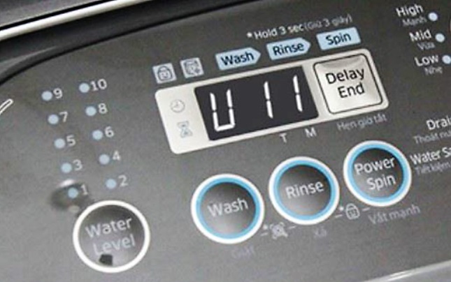 Máy giặt Panasonic báo lỗi U11 là lỗi gì? Nguyên nhân và cách sửa