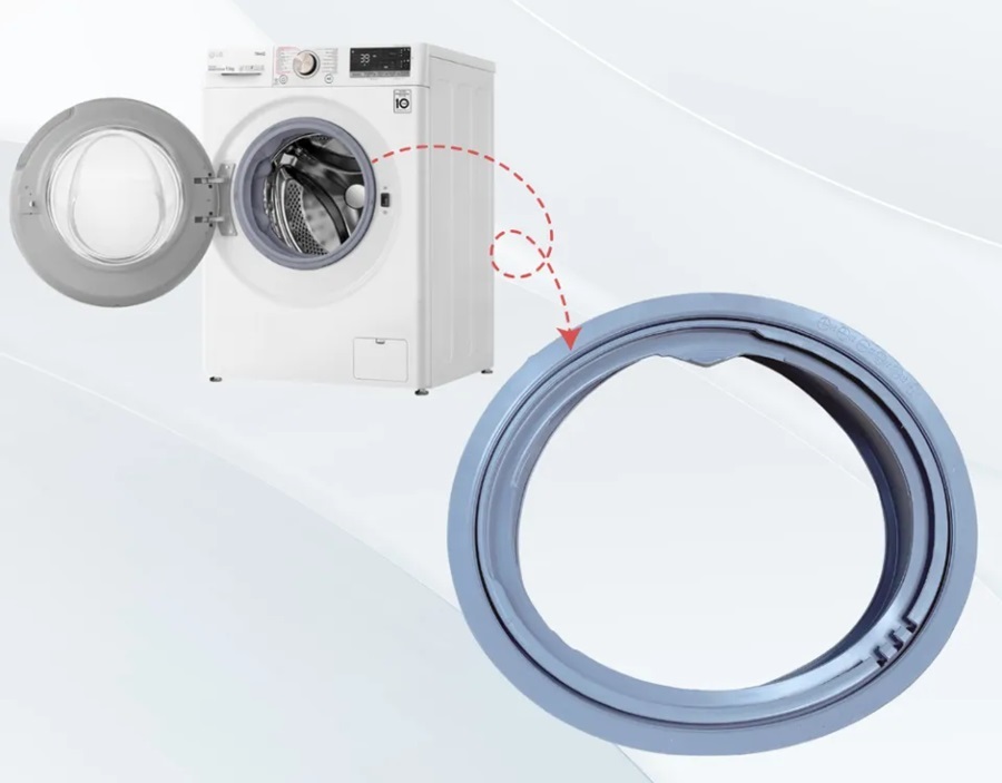 Chi tiết cách tháo lắp gioăng cao su cửa máy giặt an toàn