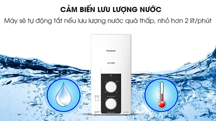 Cảm biến lưu lượng nước trên máy nước nóng là gì?