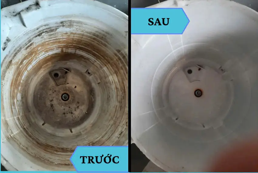 Vệ sinh máy giặt Hóc Môn tại nhà có mặt nhanh trong 30 phút Trước và sau khi vệ sinh