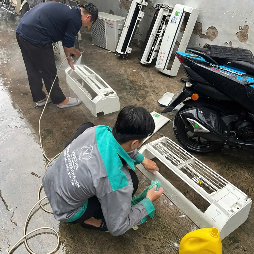 Vệ sinh máy lạnh Quận 6 có mặt nhanh chóng trong 30 phút