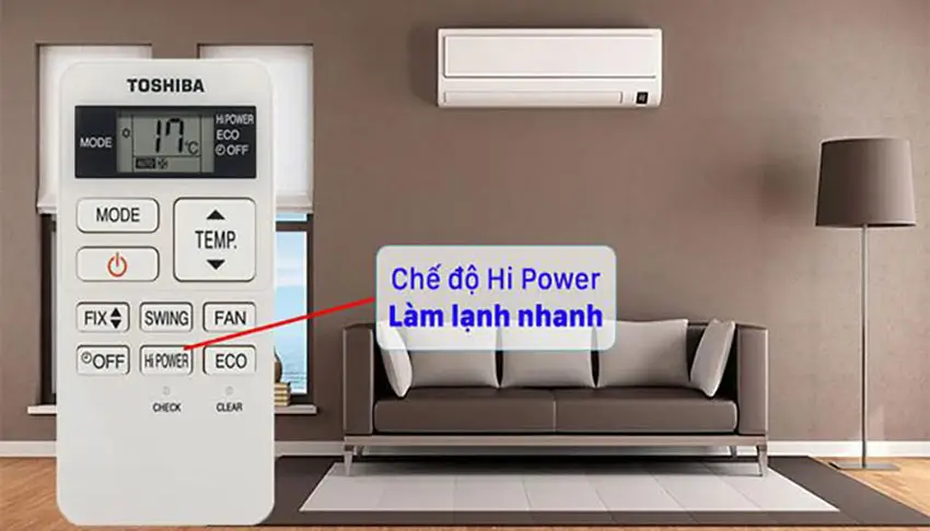 Dễ dàng kích hoạt chỉ bằng một nút nhấn trên remote