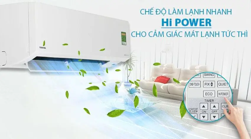 Nút Hi Power trên máy lạnh là gì? Nguyên lý hoạt động - ưu và nhược điểm