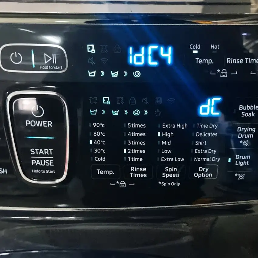Lỗi DC máy giặt Samsung: Nguyên nhân và cách khắc phục hiệu quả
