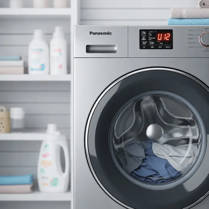 Máy giặt Panasonic báo lỗi U12: Nguyên nhân và cách xử lý