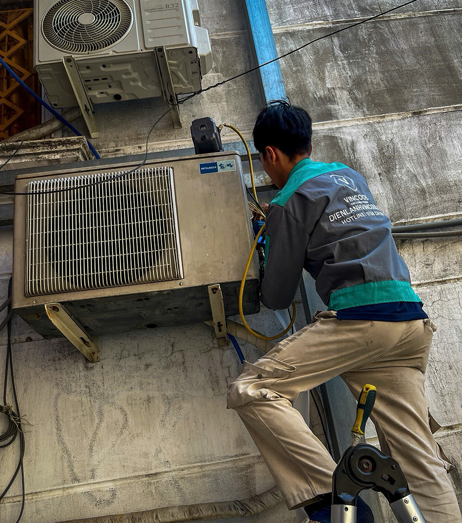 Đội ngũ kỹ thuật viên được đào tạo bài bản và giàu kinh nghiệm - Vincool