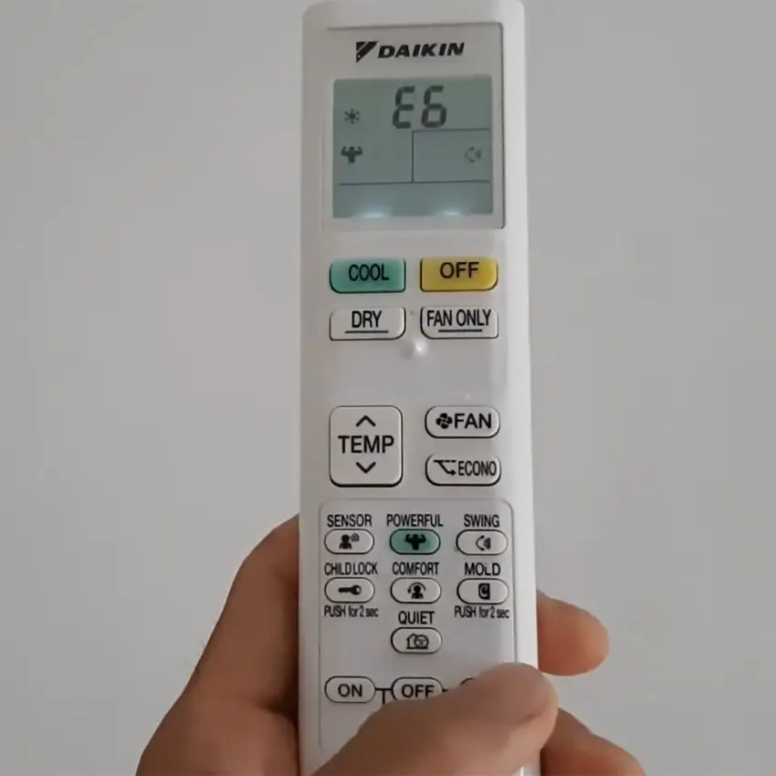 Điều hòa Daikin lỗi E6: Nguyên nhân và cách khắc phục hiệu quả