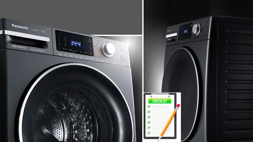 Cách sử dụng máy giặt Panasonic: checklist 5 phút