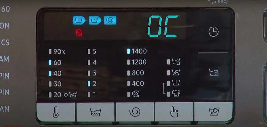 Lỗi OC máy giặt Samsung do đâu, tự xử lý được không?