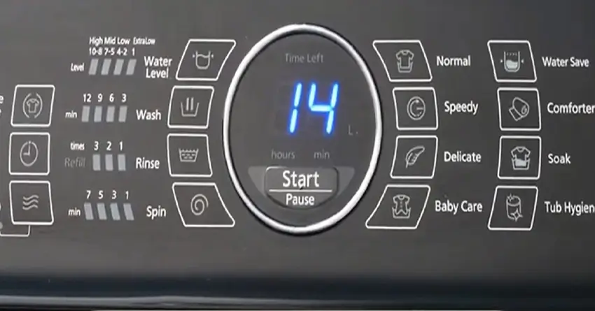 Mã lỗi U14 trên máy giặt Panasonic xuất hiện khi máy giặt không nhận được nước cấp đủ