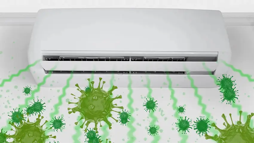 Vi khuẩn, nấm mốc và bụi bẩn là nguyên nhân hàng đầu khiến máy lạnh bị hôi