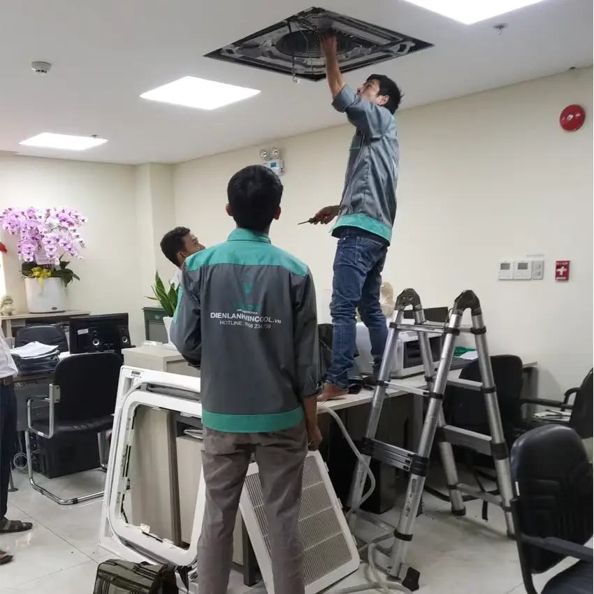 Tại sao máy lạnh không lạnh? Nguyên nhân và cách khắc phục nhanh Điện lạnh Vincool với đội ngũ nhiều năm kinh nghiệm về điện lạnh