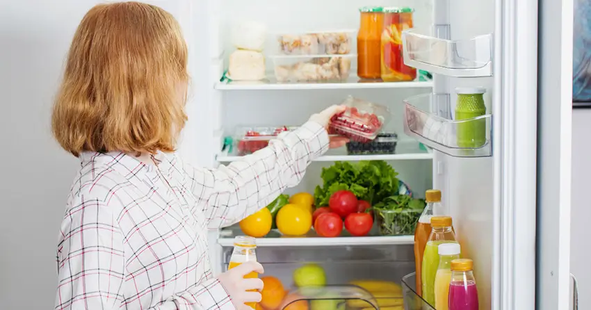 Sắp xếp thực phẩm không đúng cách