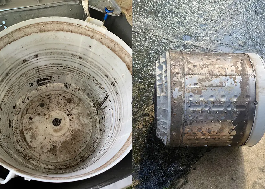 Máy giặt lâu ngày không được bảo dưỡng