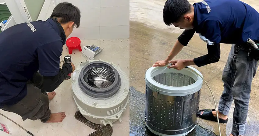 Vệ sinh máy giặt quận Phú Nhuận có mặt tận nơi trong 30 phút