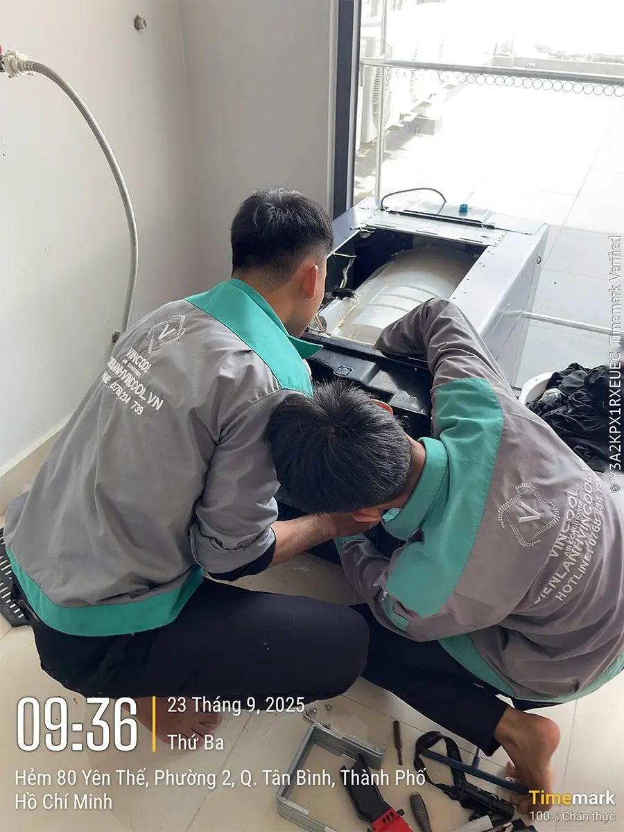 Dịch vụ sửa chữa máy giặt tại nhà - Vincool