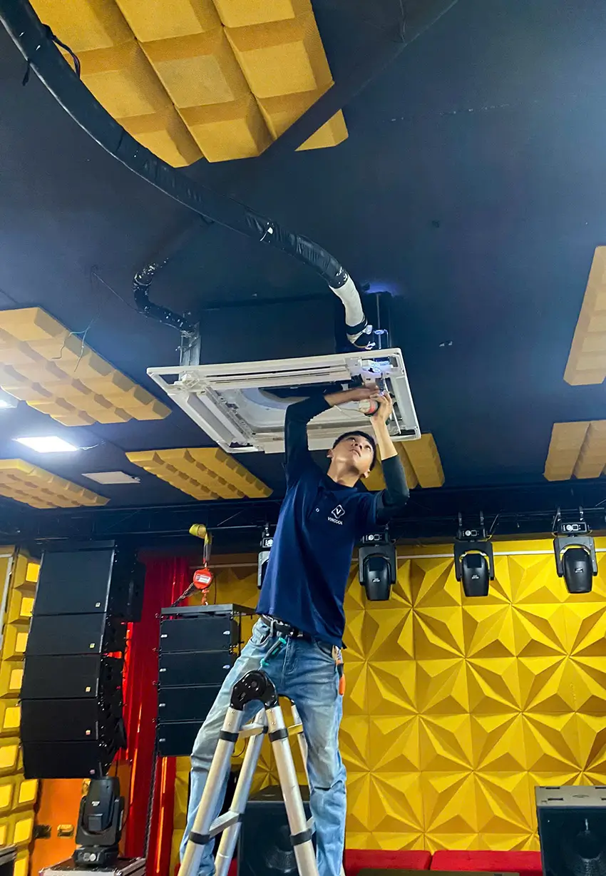 Hướng dẫn lắp đặt máy lạnh âm trần chuẩn kỹ thuật A–Z