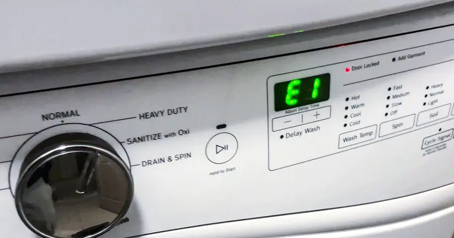 Máy giặt báo lỗi liên tục