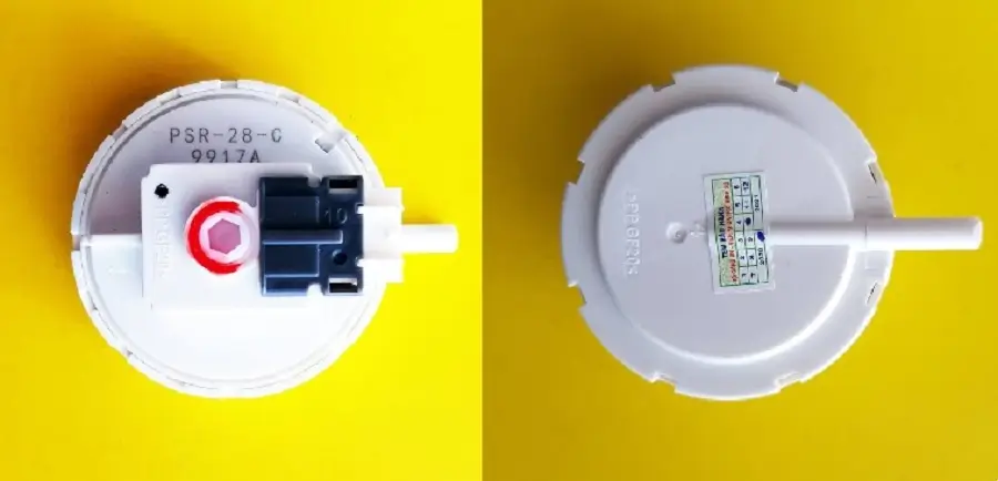 Máy giặt xả nước liên tục không giặt xử lý sao? Bộ phận cảm biến mực nước của máy giặt
